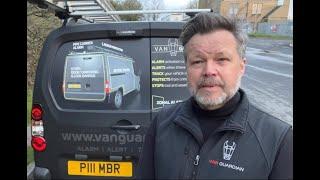 The VanGuardian van alarm remote control functions explained