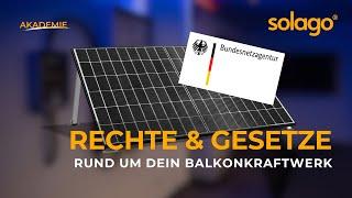 Balkonkraftwerk - Neue Gesetze und Regelungen  | solago Akademie