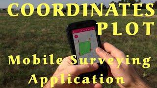 LAND SURVEY USING SMARTPHONE APPLICATIONS: How to Input COORDINATES, 2022 || LAND SURVEY App.