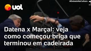 Vídeo de Datena e Pablo Marçal mostra como começou briga que terminou em cadeirada durante debate