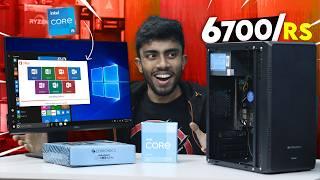 6700/- Rs Budget Intel PC Build!Cheapest Online PC Build Ever🪛 Gaming?