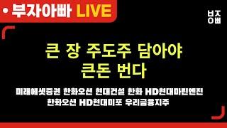 큰 장 주도주 담아야 큰 돈 번다ㅣ미래에셋증권, 현대건설, 한화 , 두산,  HD현대미포, KB금융, 우리금융지주, HD현대마린엔진