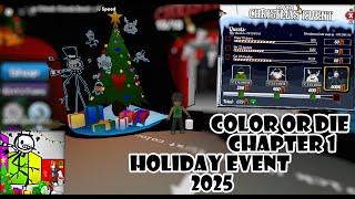 I Played Chapter 1 in "Color or Die" Holiday Event 2025. Roblox