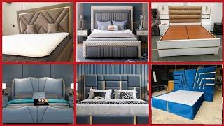 Top 50 bed cushion design|Leather back bed design|Latest new modern bed