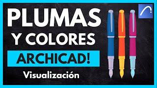   Domina las PUNTAS y COLORES en ARCHICAD BIM - PLANTILLA GRATIS!  