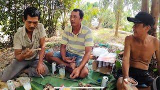 Cắt Lúa Xong Mấy Anh Em Nướng Cá Lai Rai