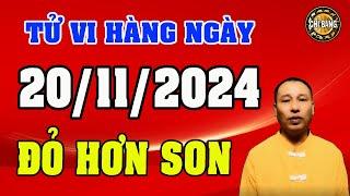 Tử Vi Hàng Ngày 20/11/2024: Con Giáp Gặp Vận Đỏ, Bất Ngờ Giàu Có!