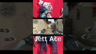 Jett Ace #shorts #valorant #clips