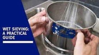 Wet Wash Sieve #200 Analysis of Soil | wet wash sieve analysis of soil