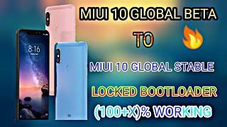 How To Install MIUI 10 Stable ROM From MIUI 10 Beta ROM | #BetaToStable