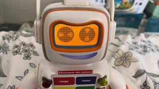 Shutdowns on Alphie the robot French