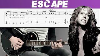 METALLICA - ESCAPE (Guitar cover with TAB | Lesson)