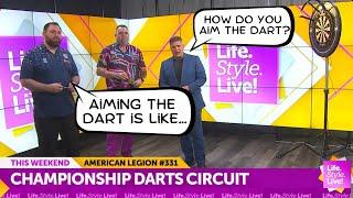 Alex Spellman And Stowe Buntz Give Advice On Aiming The Dart