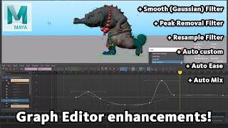 Maya 2022 - Graph Editor filters