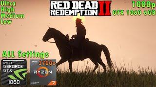 Red Dead Redemption 2 1080p | All Settings Tested | GTX 1060