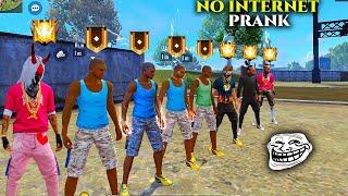 NooB No Internet Prank | FREE FIRE FUNNY GAMEPLAY | NADIYA FF