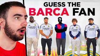 5 Real Madrid Fans VS 1 SECRET Barcelona Fan!