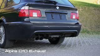 BMW E39 530d - ALPINA D10 vs. Stock EXHAUST