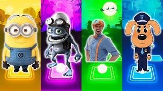 Minions - Crazy Frog - Blippi - Sheriff Labrador  - Tiles Hop EDM Rush