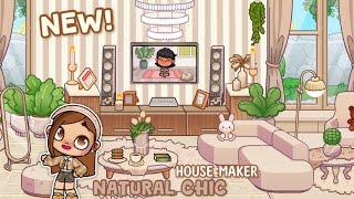 AVATAR WORLD NEW FREE NATURAL CHIC AESTHETIC HOUSE MAKER🪴|HOUSE DESIGN IDEAS| PAZU GAME