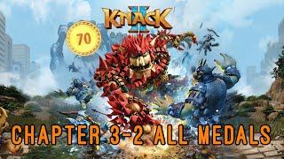 Knack 2 Chapter 3-2 All Medals (All White Boxes, Golden Beetle, High Score)