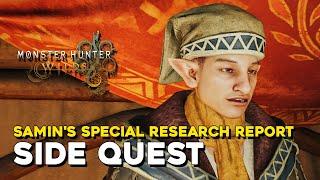 Monster Hunter Wilds Samin's Special Research Report Side Quest (Sandtar Location)