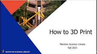 3D Printing at the UF Libraries