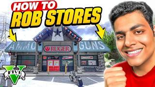 How To Rob A Store In GTA 5 Grand RP | Grand RP 24/7 Store Robbery | Grand RP Gun Store Robbery