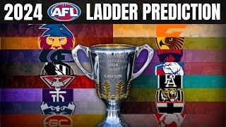 AFL 2024 Early Ladder Prediction