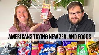 Americans Trying New Zealand Foods Pt. 2 | trying NZ foods for the first time