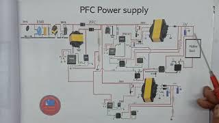 led lcd की PFC पावर सफलाई में कोन कोन से मोडूल कहा कहा लगते है. जानिए सरल तरीके से.