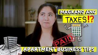 Magkano ang Apartment Business Tax? | Apartment BUSINESS TIPS | Retired OFW