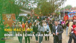 Khai mạc lễ hội Đình - Đền - Chùa Cầu Muối | Thái Nguyên TV