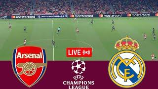 [LIVE] Arsenal vs Real Madrid. UEFA Champions League 24/25 Full Match - VideoGame Simulation