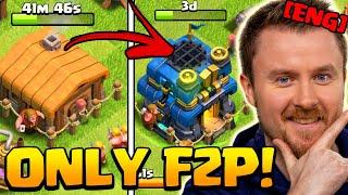 PROGRESSION of 1 MONTH as NEW F2P is INSANE! (Clash of Clans)