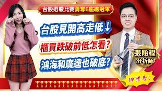 2024.12.16【台股見開高走低↓ 櫃買跌破前低怎看? 鴻海和廣達也破底?】feat. 梁凱晴 外資超錢線 張貽程分析師