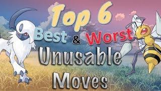 Top 6 Best and Worst Unusable Moves in Pokémon as of Gen 8