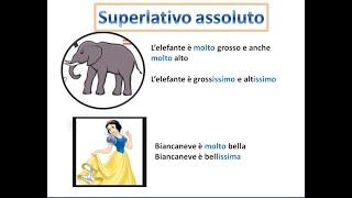 SUPERLATIVO ASSOLUTO E RELATIVO -LEZIONE 29