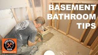 How to Install a Basement Bathroom (Awesome Quick Tips) -- by Home Repair Tutor