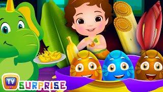 Surprise Eggs Toys Nursery Rhymes - Banana Song - ChuChu TV Surprise