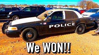 We Won a Copart $1250 2009 Ford Crown Vic Police Car with 62K Miles!!!