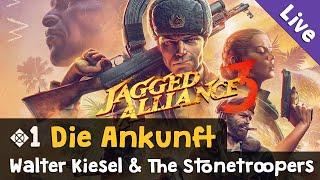 #1: Die Ankunft  Let's Play Jagged Alliance 3 (Livestream-Aufzeichnung)