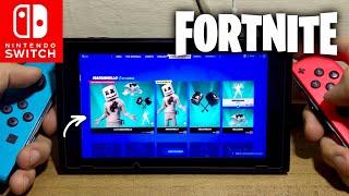 Fortnite On Nintendo Switch: Buying The Marshmello Skin + Gameplay (#8) | LimonTouch