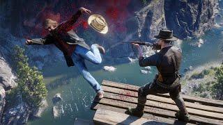 Red Dead Redemption 2 4K 60FPS - Funny & Brutal Moments Vol. 142 (Euphoria Ragdolls)