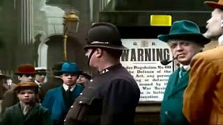 Wonderful London 1920s in color [60fps, Remastered] w/sound design added