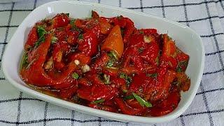 Red pepper appetizer. A recipe that is definitely worth trying!