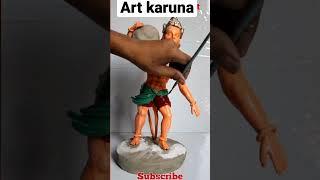 how to #making  Hanuman# colour# short #video#Art karuna