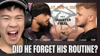 SXIN Reacts | ABO ICE  vs REMIX  | GRAND BEATBOX BATTLE 2024: WORLD LEAGUE | Solo Quarter Final