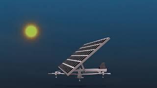 Innovative Solar Panels: 3D Animation Showcasing Sun-Tracking Technology