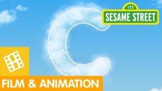 Sesame Street: Do you see the letter C in the Clouds?